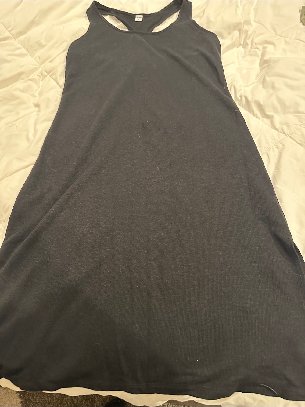 Women’s Black Racerback Tank Dress - Brand Unknown